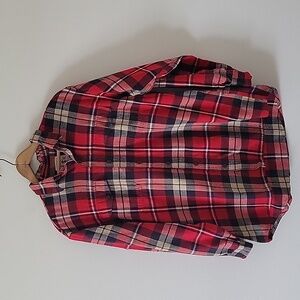 RedHead Red Flannel Button Front Shirt Size Large L